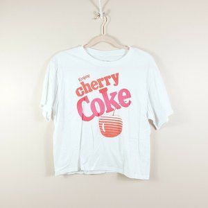 MIGHTY FINE Coca Cola Cherry Coke cropped tee
